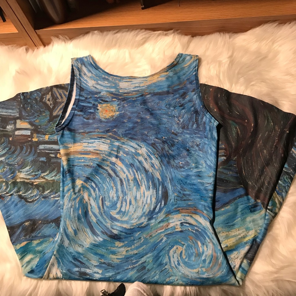 BM dress van Gough starry night